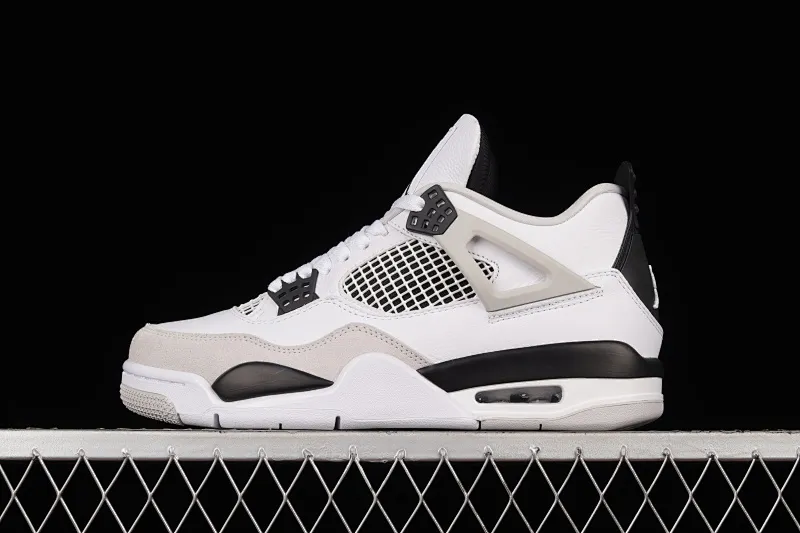 All categories Air Jordan Jordan series basketball shoes Air Jordan 4 pure original Air Jordan 4 "Military Black" AJ4 Joe 4 gray and black stitching DH6927-111